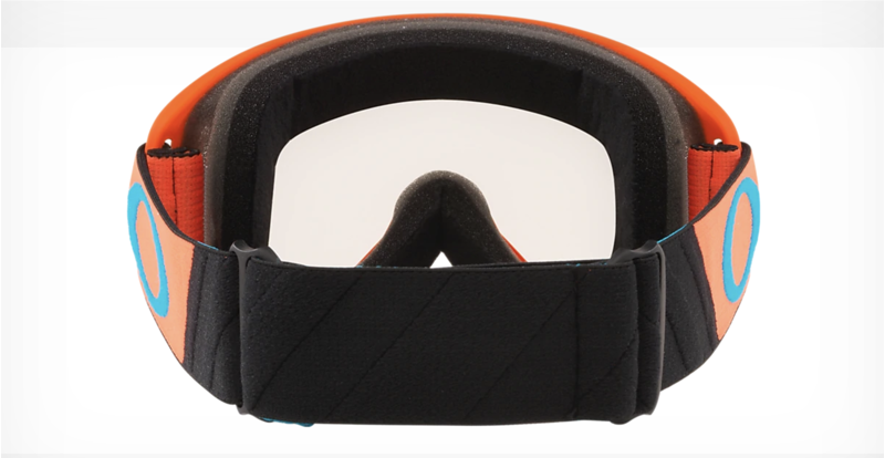 Oakley O Frame 2 Pro YOUTH Goggles Tuff Blocks Orange/Blue/Clear-3
